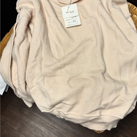 Miracle Sweaters - Miracle Women's Soft creme Sweater